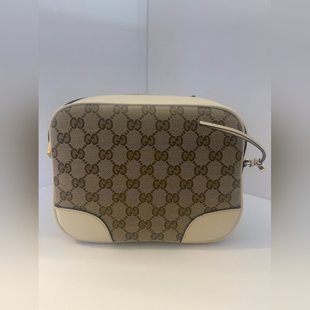 Gucci GG Bree Crossbody Canvas & Leather Bag